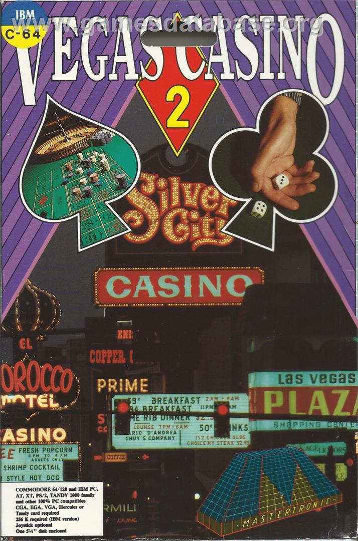 Vegas Casino 2 - Commodore 64 - Artwork - Box