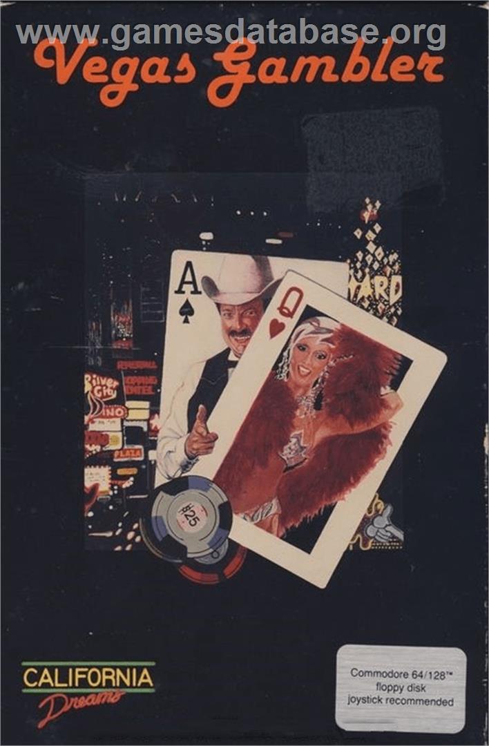 Vegas Gambler - Commodore 64 - Artwork - Box