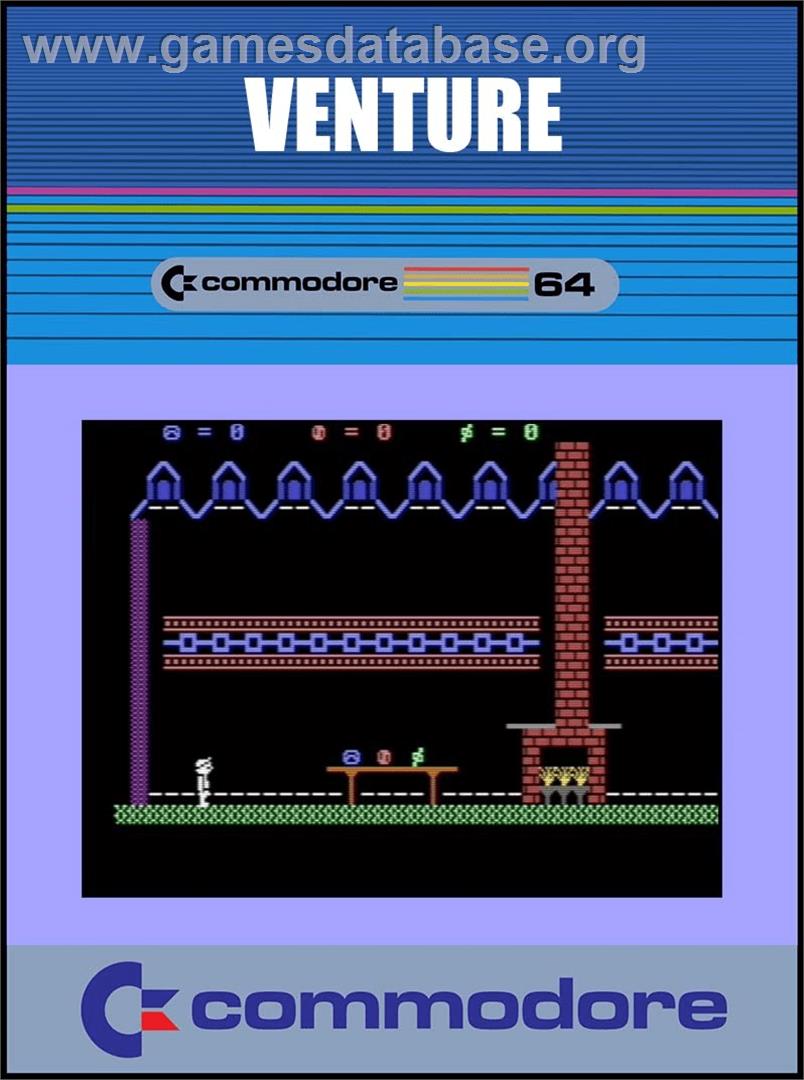 Venture (Mark D. Rejhon) - Commodore 64 - Artwork - Box