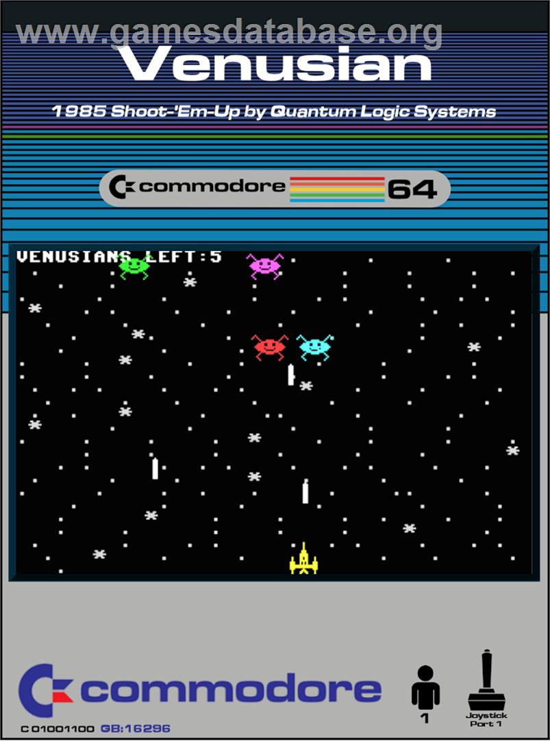 Venusian - Commodore 64 - Artwork - Box
