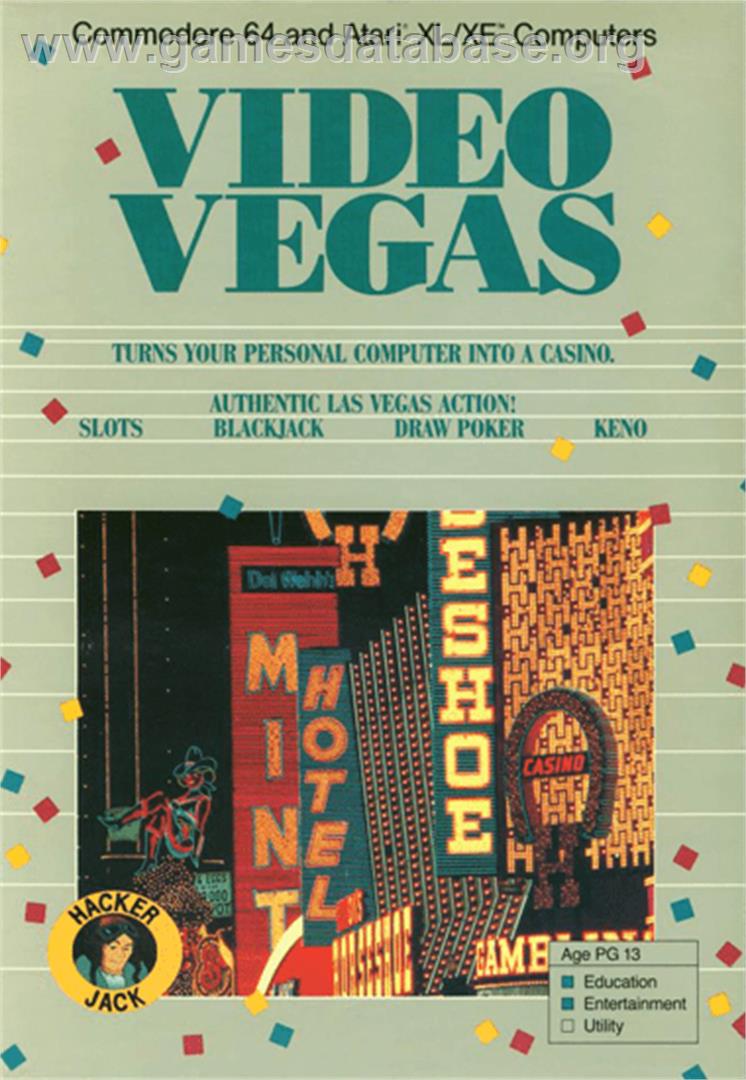 Video Vegas - Commodore 64 - Artwork - Box