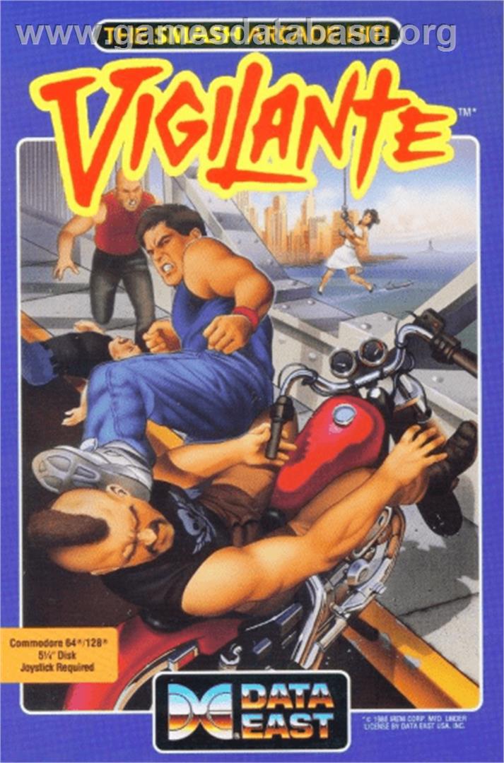 Vigilante - Commodore 64 - Artwork - Box