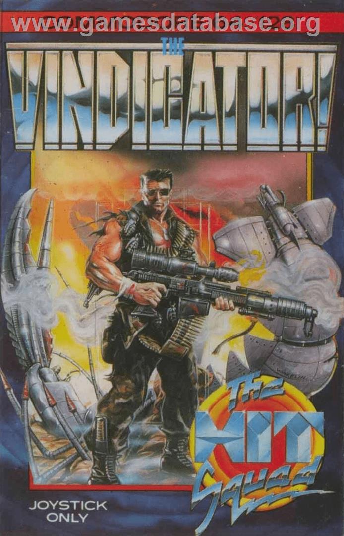 Vindicator, The - Commodore 64 - Artwork - Box
