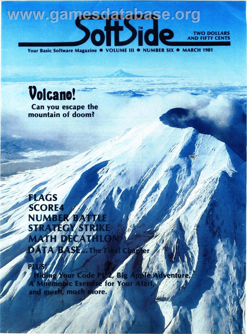 Volcano! - Commodore 64 - Artwork - Box