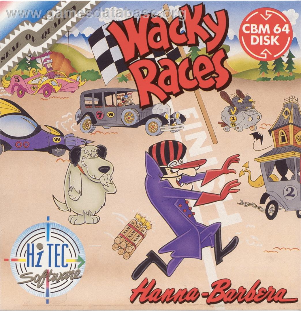 Wacky Races - Commodore 64 - Artwork - Box
