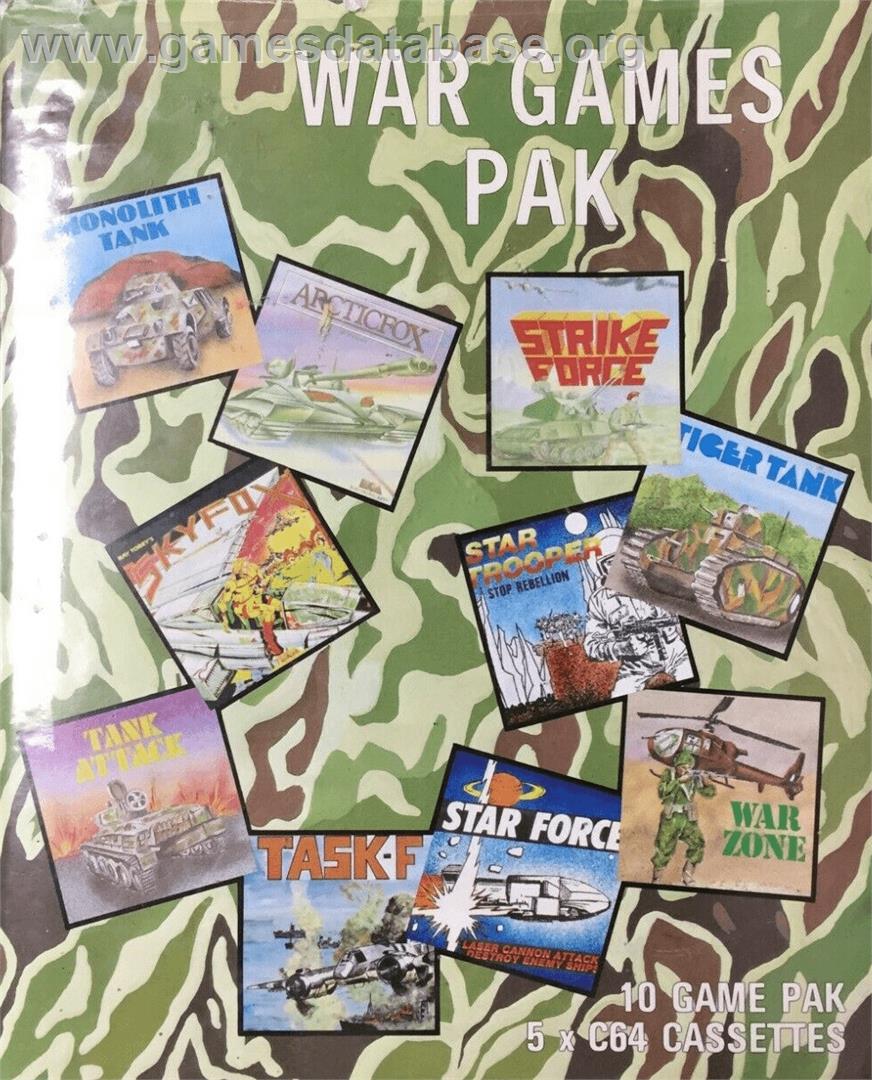War Zone (ECP) - Commodore 64 - Artwork - Box