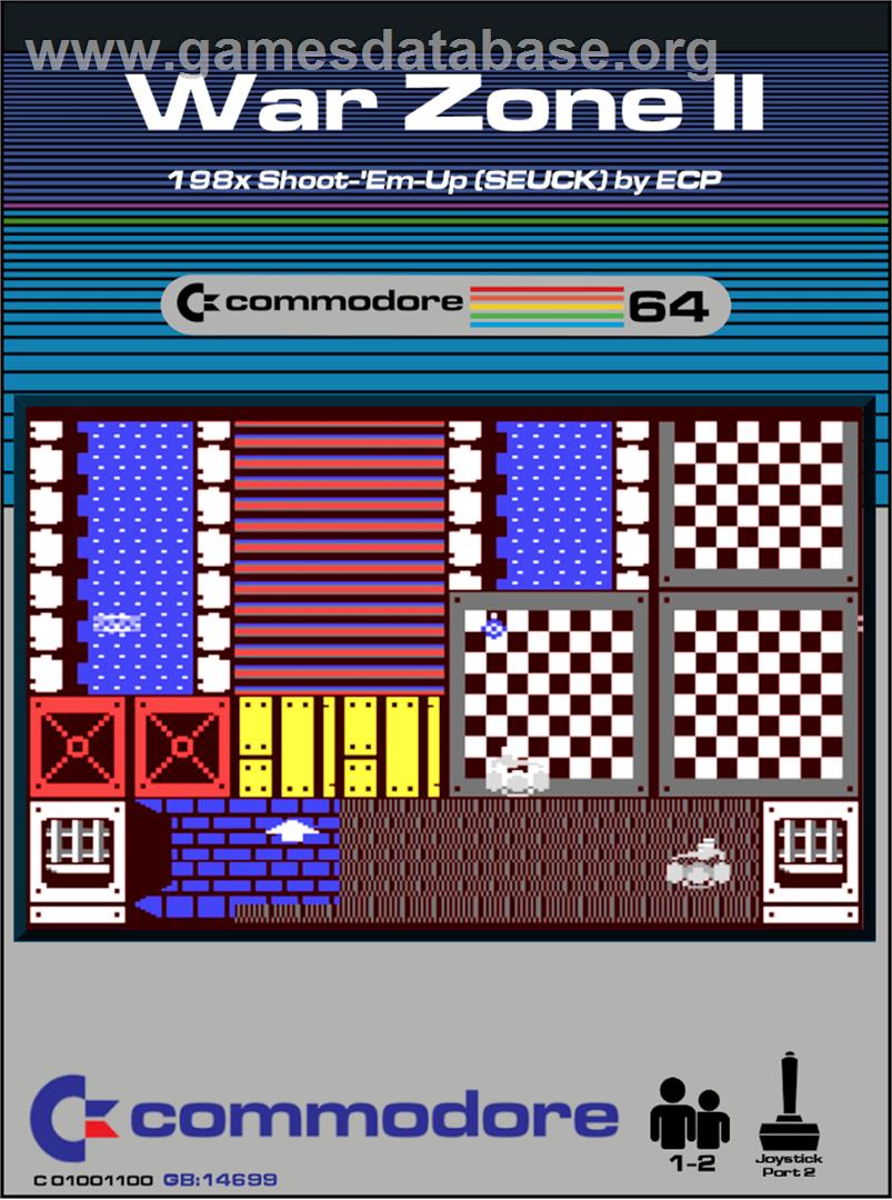 War Zone 2 - Commodore 64 - Artwork - Box