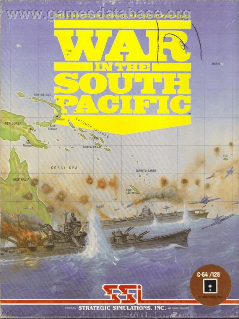 War in the South Pacific - Commodore 64 - Artwork - Box