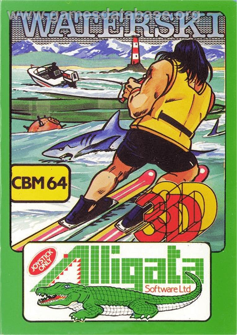 Waterski 3d - Commodore 64 - Artwork - Box