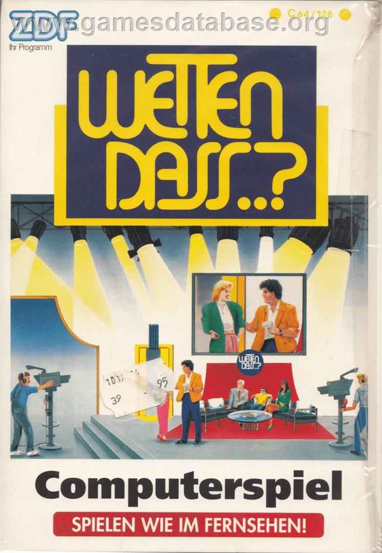 Wetten Dass.. - Commodore 64 - Artwork - Box