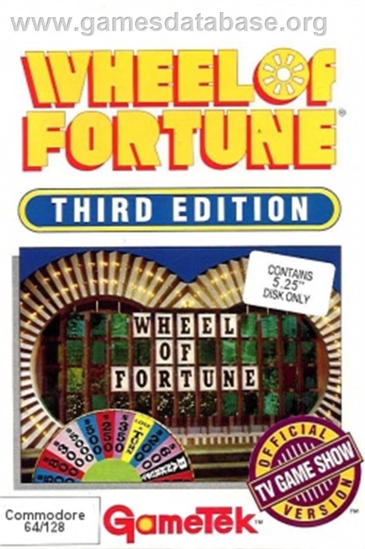 Wheel Of Fortune - Third Edition - Commodore 64 - Artwork - Box