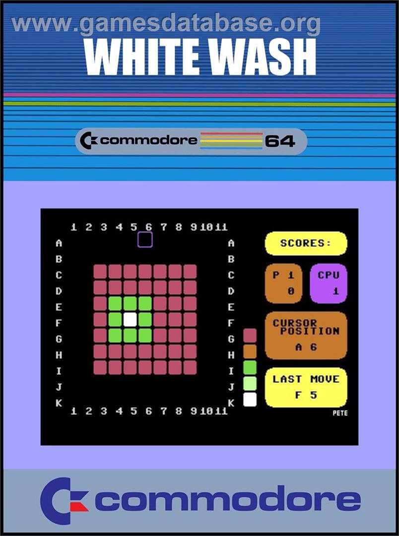 White Wash - Commodore 64 - Artwork - Box