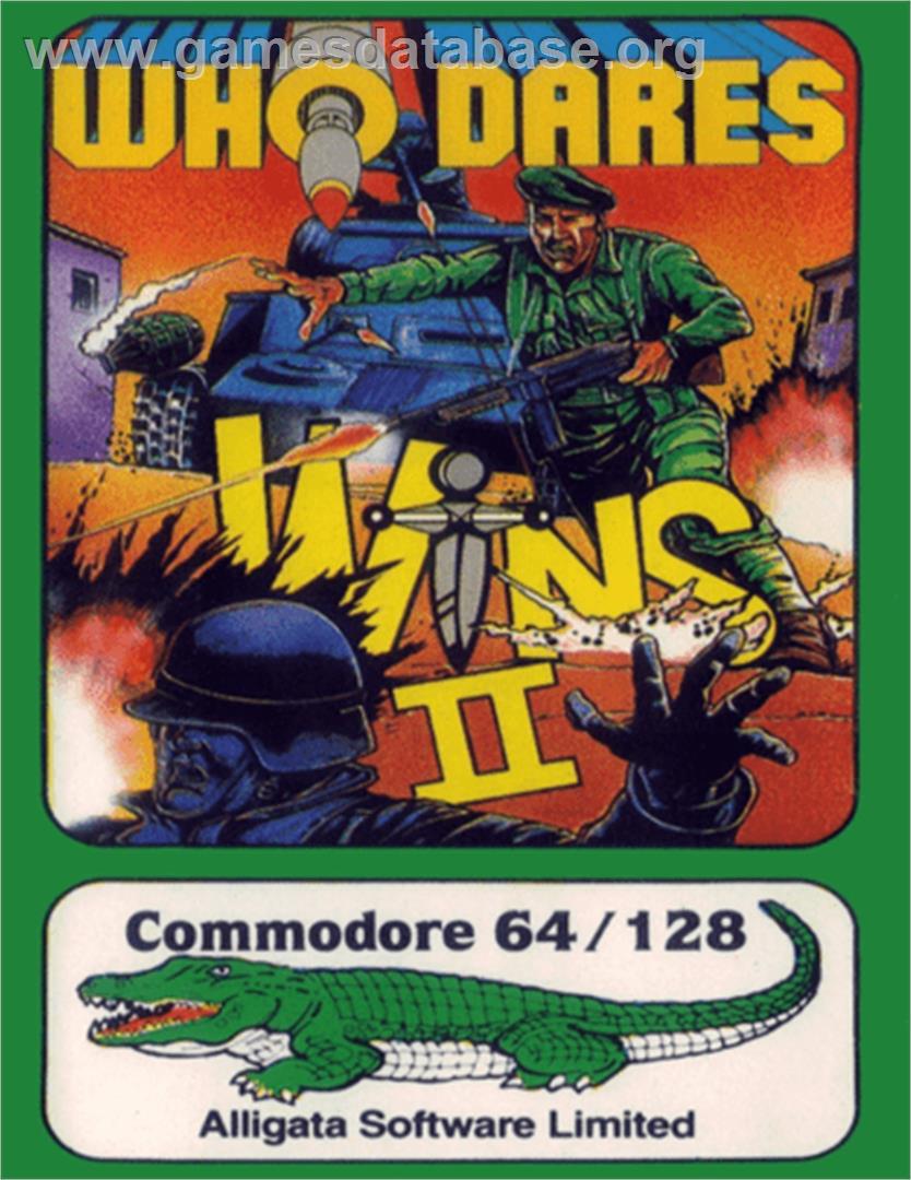 Who Dares Wins II - Commodore 64 - Artwork - Box