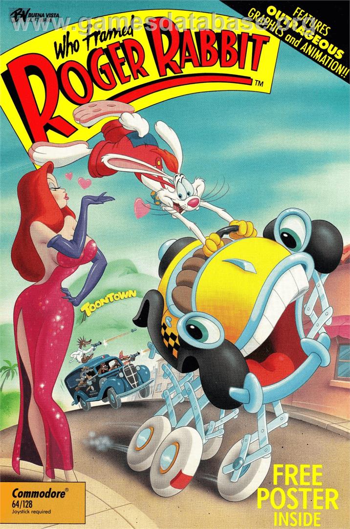 Who Framed Roger Rabbit - Commodore 64 - Artwork - Box