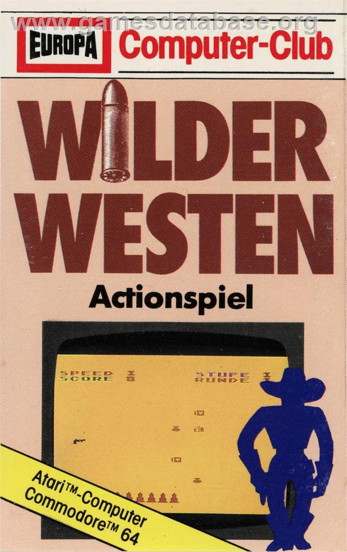 Wilder Westen - Commodore 64 - Artwork - Box