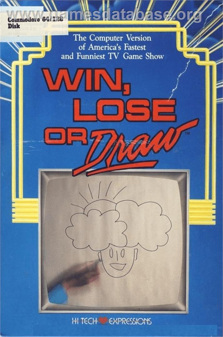 Win, Lose Or Draw - Commodore 64 - Artwork - Box
