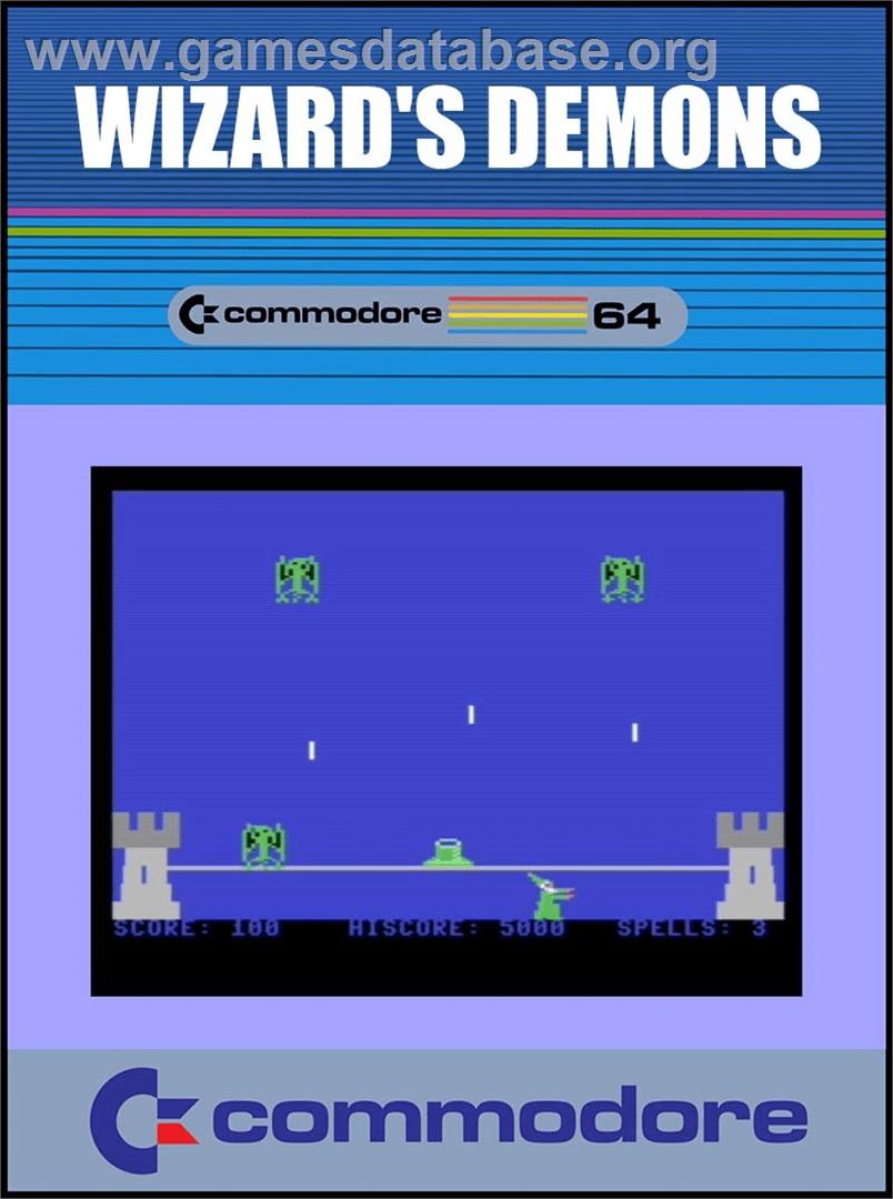 Wizard's Demons - Commodore 64 - Artwork - Box