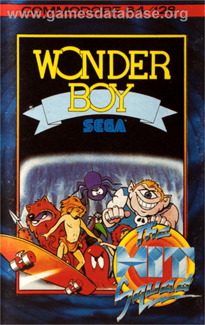 Wonder Boy - Commodore 64 - Artwork - Box