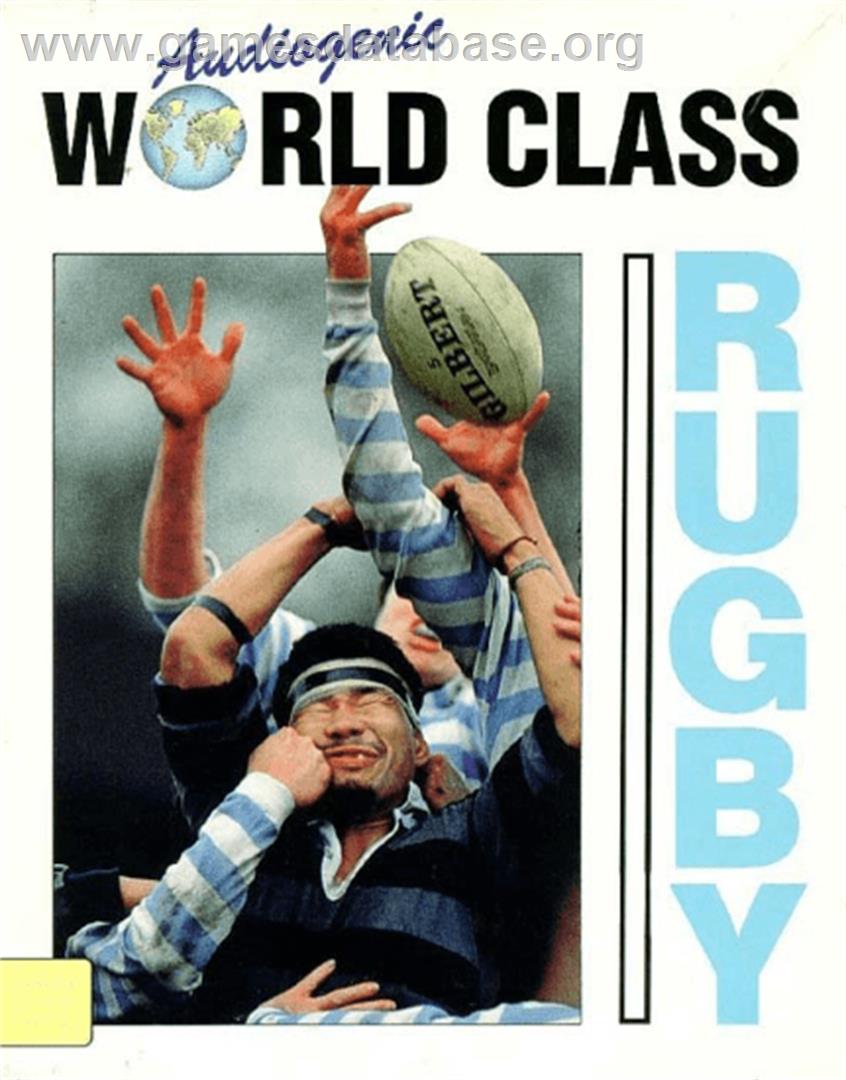 World Class Rugby - Commodore 64 - Artwork - Box
