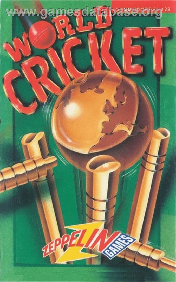 World Cricket - Commodore 64 - Artwork - Box