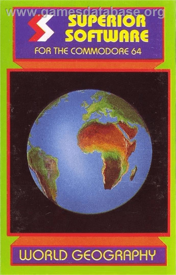 World Geography - Commodore 64 - Artwork - Box