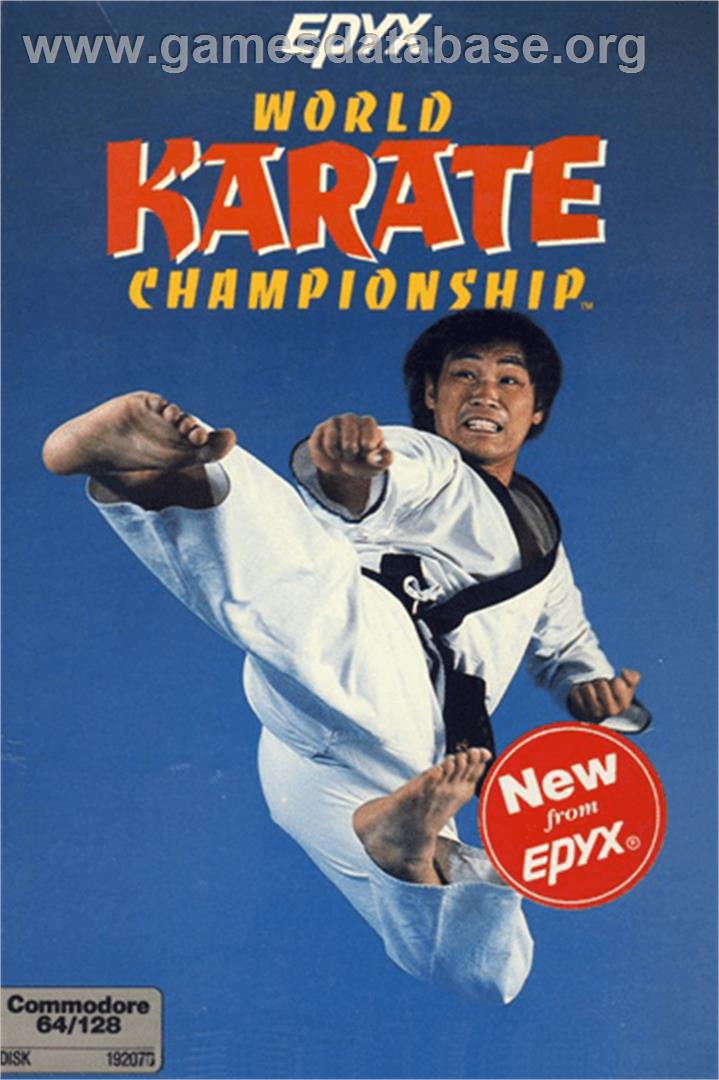 World Karate Championship - Commodore 64 - Artwork - Box