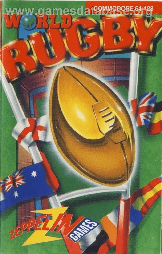 World Rugby - Commodore 64 - Artwork - Box