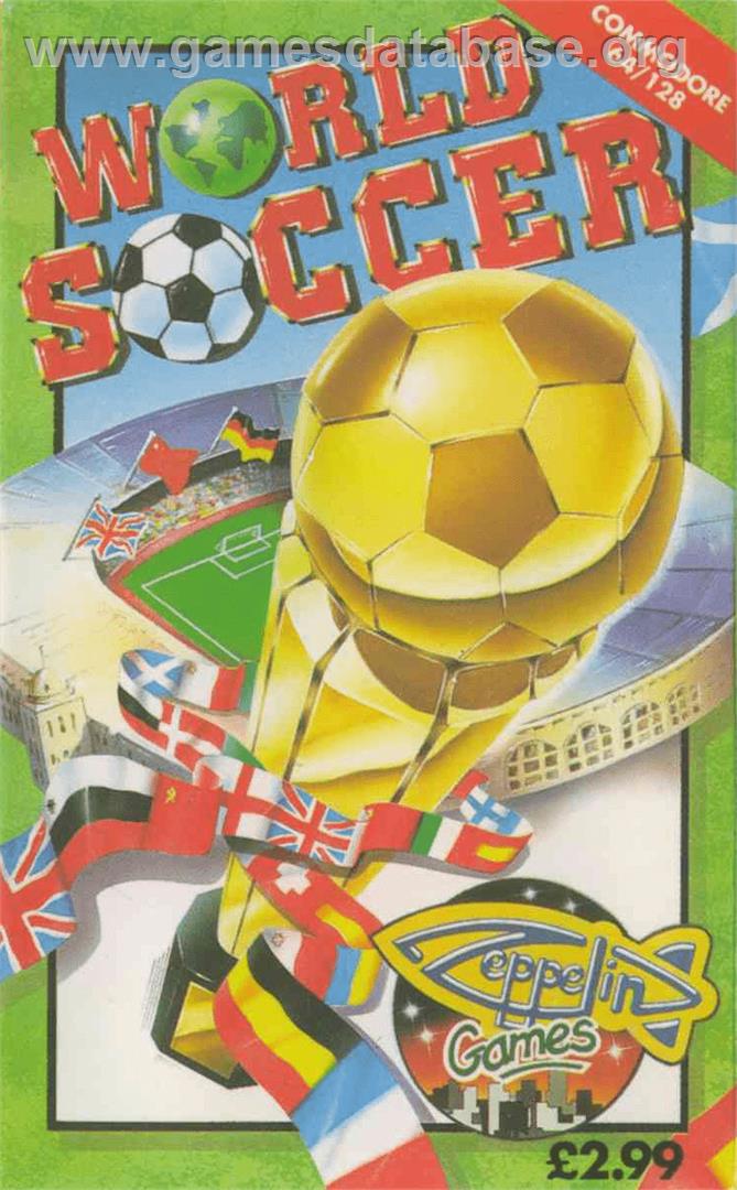 World Soccer - Commodore 64 - Artwork - Box