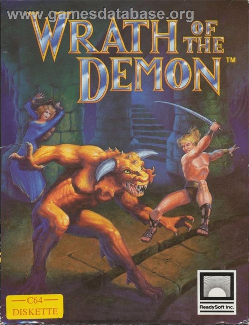 Wrath Of The Demon - Commodore 64 - Artwork - Box