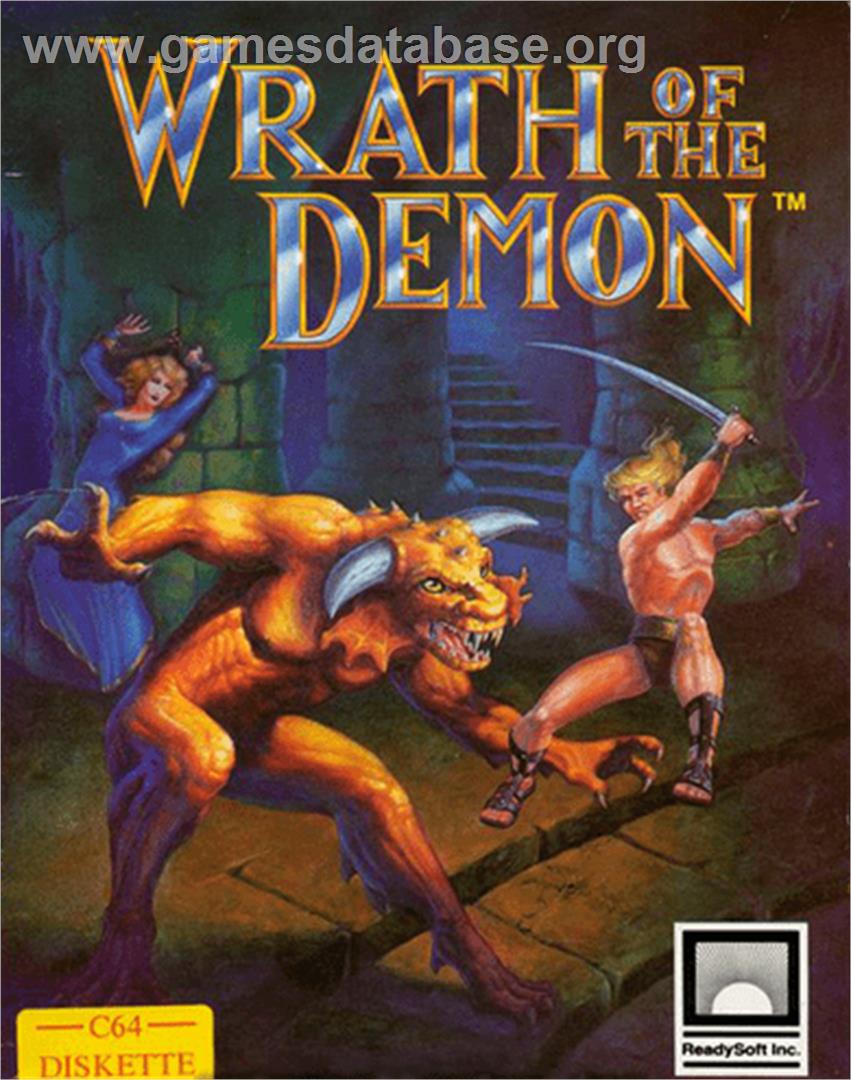 Wrath of the Demon - Commodore 64 - Artwork - Box