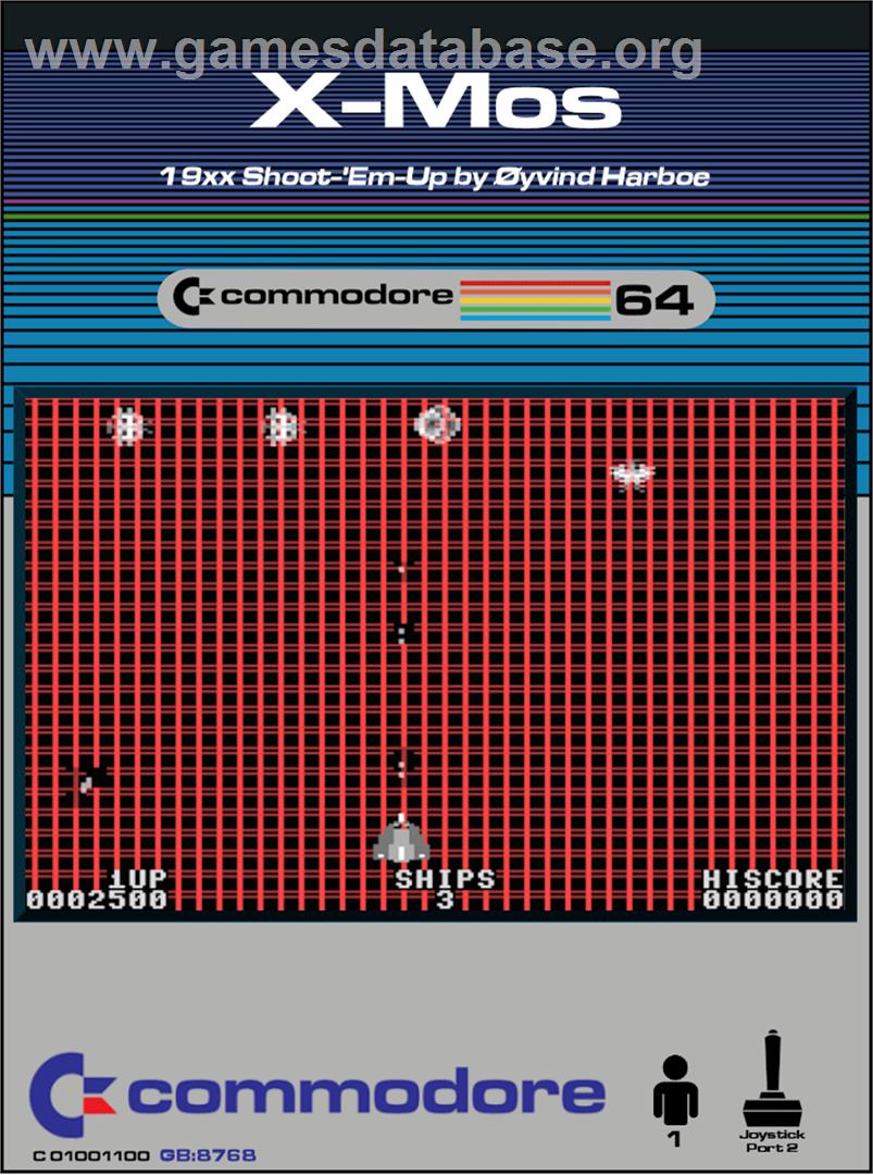 X-mos - Commodore 64 - Artwork - Box