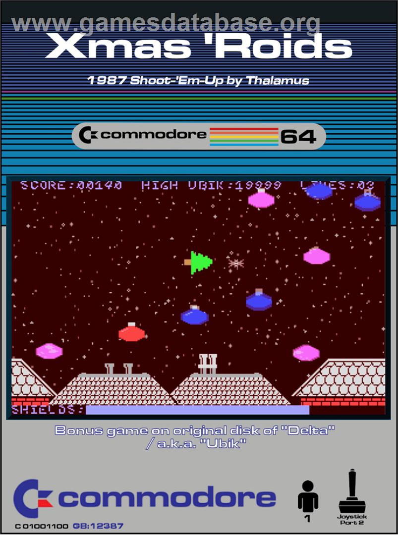 Xmas 'roids - Commodore 64 - Artwork - Box