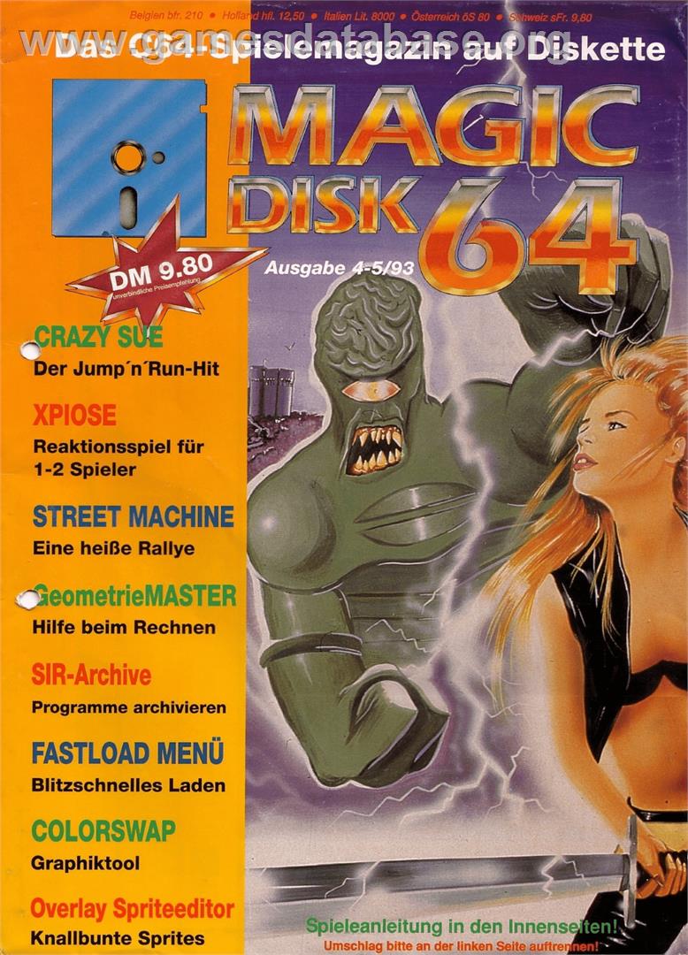 Xpiose - Commodore 64 - Artwork - Box