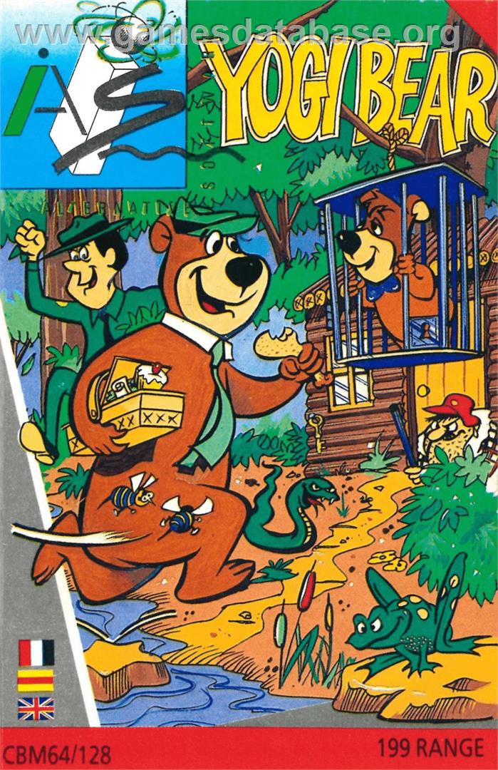 Yogi Bear - Commodore 64 - Artwork - Box