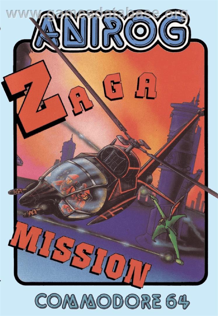 Zaga Mission - Commodore 64 - Artwork - Box