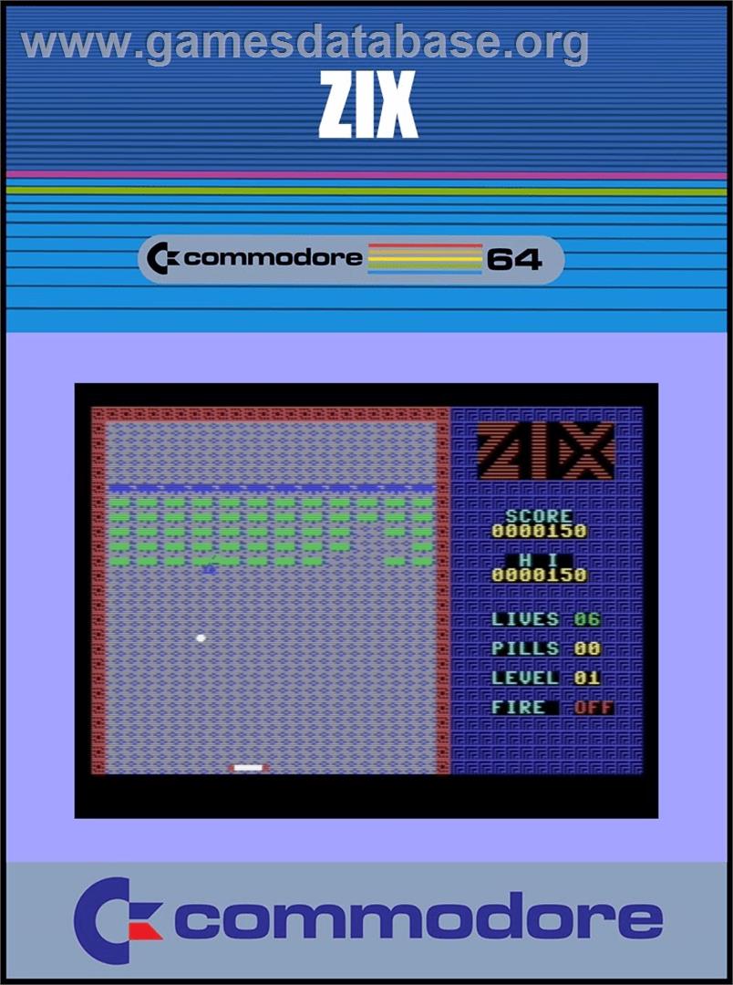 Zix - Commodore 64 - Artwork - Box