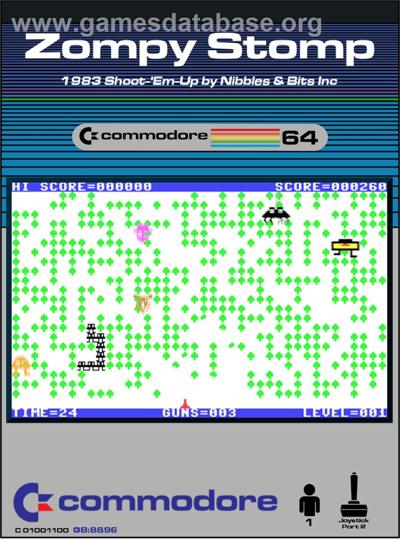 Zompy Stomp - Commodore 64 - Artwork - Box