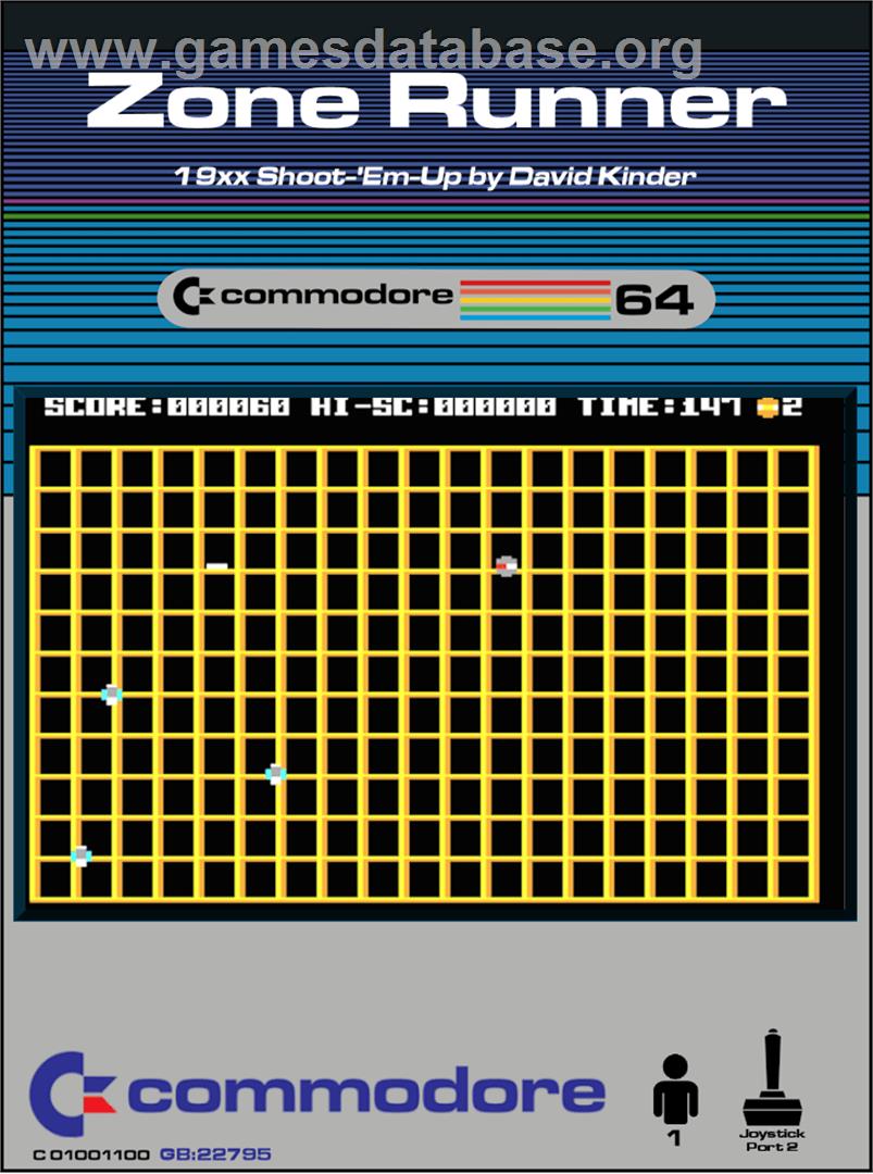 Zone Runner - Commodore 64 - Artwork - Box