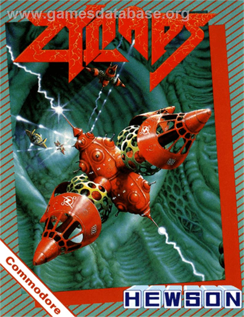 Zynaps - Commodore 64 - Artwork - Box