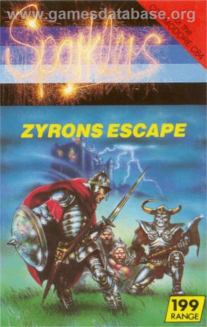 Zyrons Escape - Commodore 64 - Artwork - Box