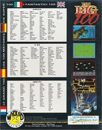 Box back cover for 0 And X on the Commodore 64.