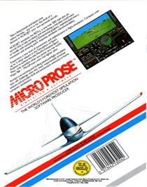 Box back cover for Acrojet on the Commodore 64.