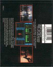 Box back cover for Aliens: The Computer Game on the Commodore 64.