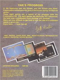 Box back cover for Ancipital on the Commodore 64.