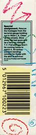 Box back cover for Angeles SWAT, Los on the Commodore 64.