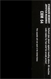Box back cover for Annihilator on the Commodore 64.