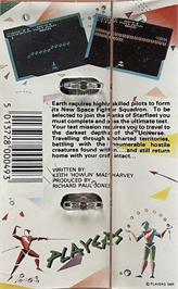 Box back cover for Auriga on the Commodore 64.