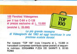 Box back cover for Ballmania on the Commodore 64.