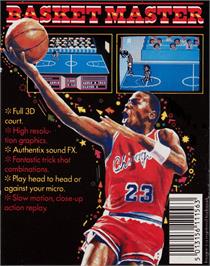 Box back cover for Basket Master on the Commodore 64.