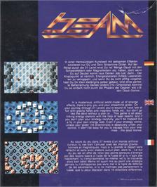 Box back cover for Beam on the Commodore 64.